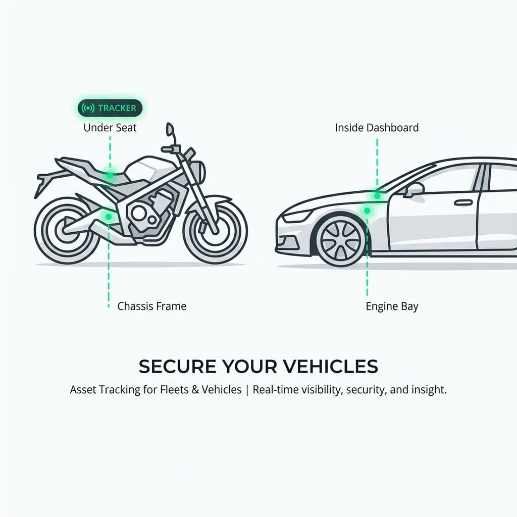 Penjejak motosikal rahsia